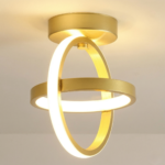 Plafonnier doré brossé – Image 7