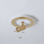 Plafonnier doré orientable – Image 8