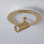 Plafonnier doré orientable – Image 6