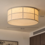Plafonnier en tissu 50 cm – Image 8
