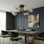 Plafonnier noir et doré – Image 7