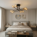 Plafonnier noir et doré – Image 5