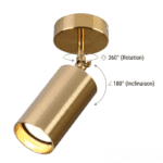 Plafonnier spot laiton – Image 6