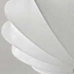 Plafonnier tissu blanc – Image 7