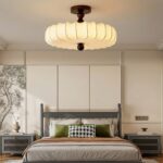 Plafonnier tissu vintage