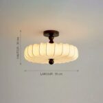 Plafonnier tissu vintage – Image 2
