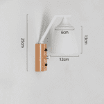 Applique murale bois avec interrupteur – Image 6