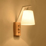 Applique murale bois avec interrupteur