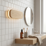 Applique murale bois beige – Image 2