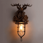 Applique murale bois de cerf