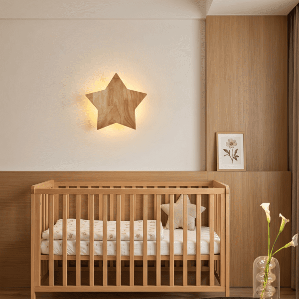 Applique murale chambre bébé en bois