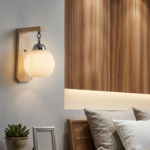 Applique murale chambre bois