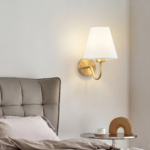 Applique murale chambre laiton