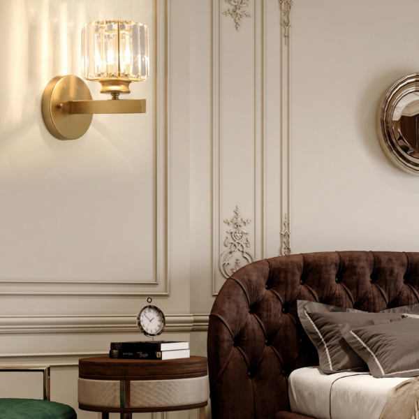 Applique murale chambre verre