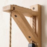 Applique murale corde et bois – Image 4