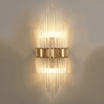 Applique murale design verre luxe