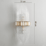 Applique murale design verre luxe – Image 7
