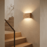 Applique murale escalier bois