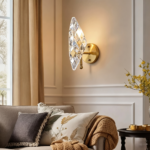 Applique murale laiton art deco