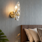 Applique murale laiton art deco – Image 4