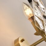 Applique murale laiton art deco – Image 9