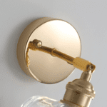 Applique murale laiton et verre – Image 3