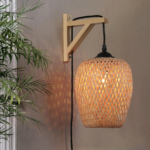 Applique murale luminaire bambou