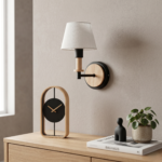 Applique murale noir et bois – Image 5