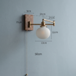 Applique murale potence bois – Image 8