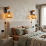 Applique murale rotin bambou