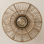 Luminaire plafonnier rotin – Image 2