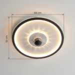 Plafonnier ventilateur 360° – Image 3