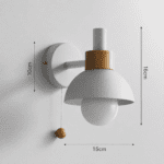 Applique murale led avec tirette