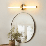 Applique murale led doré