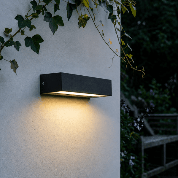 Applique murale led noir