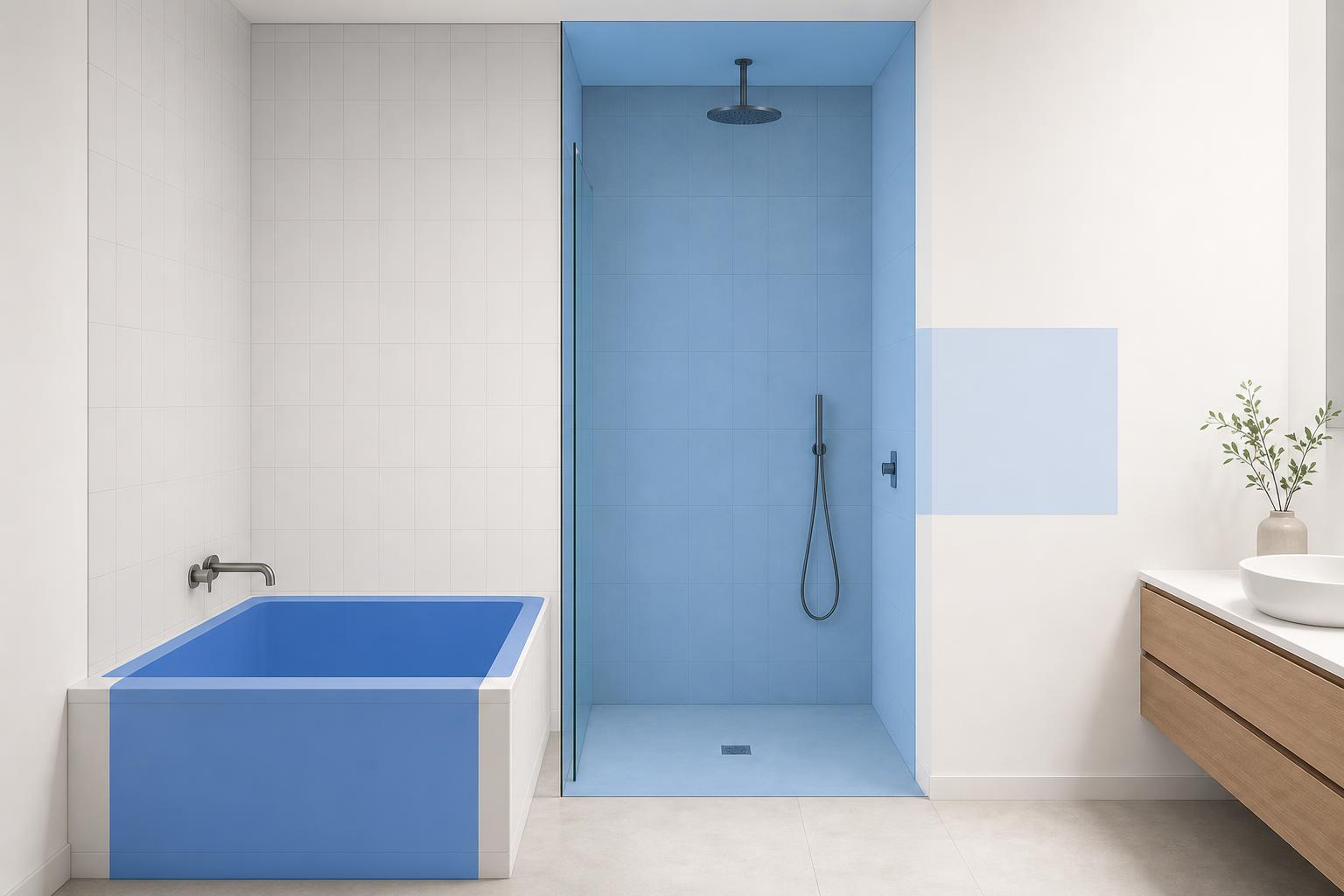 Schéma visuel zones IP salle de bain volumes 0 1 2 norme NF C 15-100