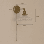 Applique murale couloir vintage – Image 7