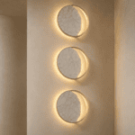 Applique murale design luxe, 25 cm de large et 25 cm de haut