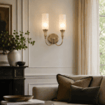 Applique murale double vintage a 2 sources lumineuses
