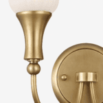 Applique murale double vintage coloris doré