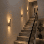 Applique murale escalier design en cuivre
