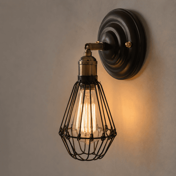 Applique murale industrielle vintage