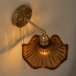 Applique murale retro vintage en laiton