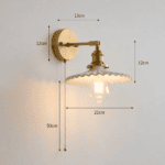 Applique murale vintage avec interrupteur – Image 3