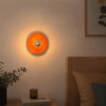 Applique murale vintage orange – Image 4