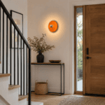 Applique murale vintage orange – Image 6
