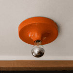 Applique murale vintage orange – Image 7