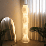 Lampadaire blanc design – Image 2
