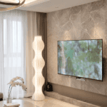 Lampadaire blanc design – Image 5