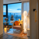 Lampadaire blanc design – Image 4